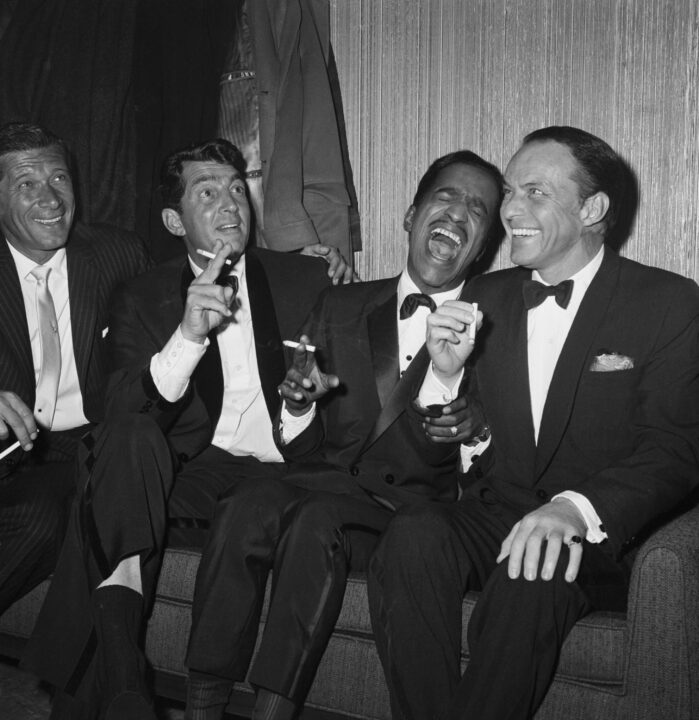 Jan Murray, Dean Martin, Sammy Davis Jr., Frank Sinatra