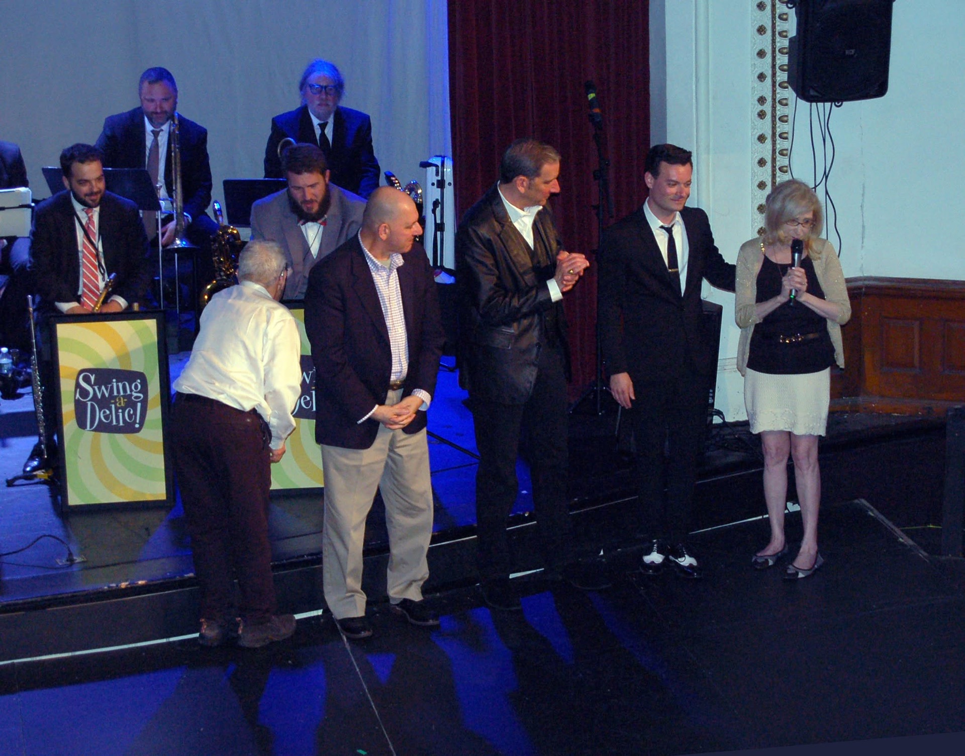 Karen Morris, Zack Alexander, Brian Mark, Chuck Granata, Swingadelic Big Band